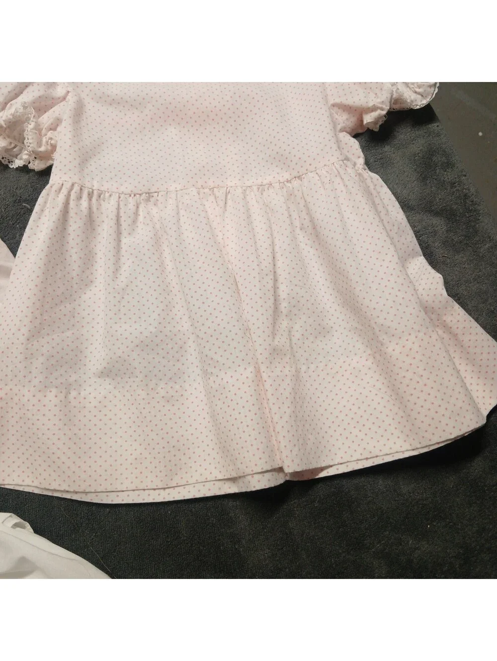 Lot Of 3 Vintage Baby Dresses Various Sizes